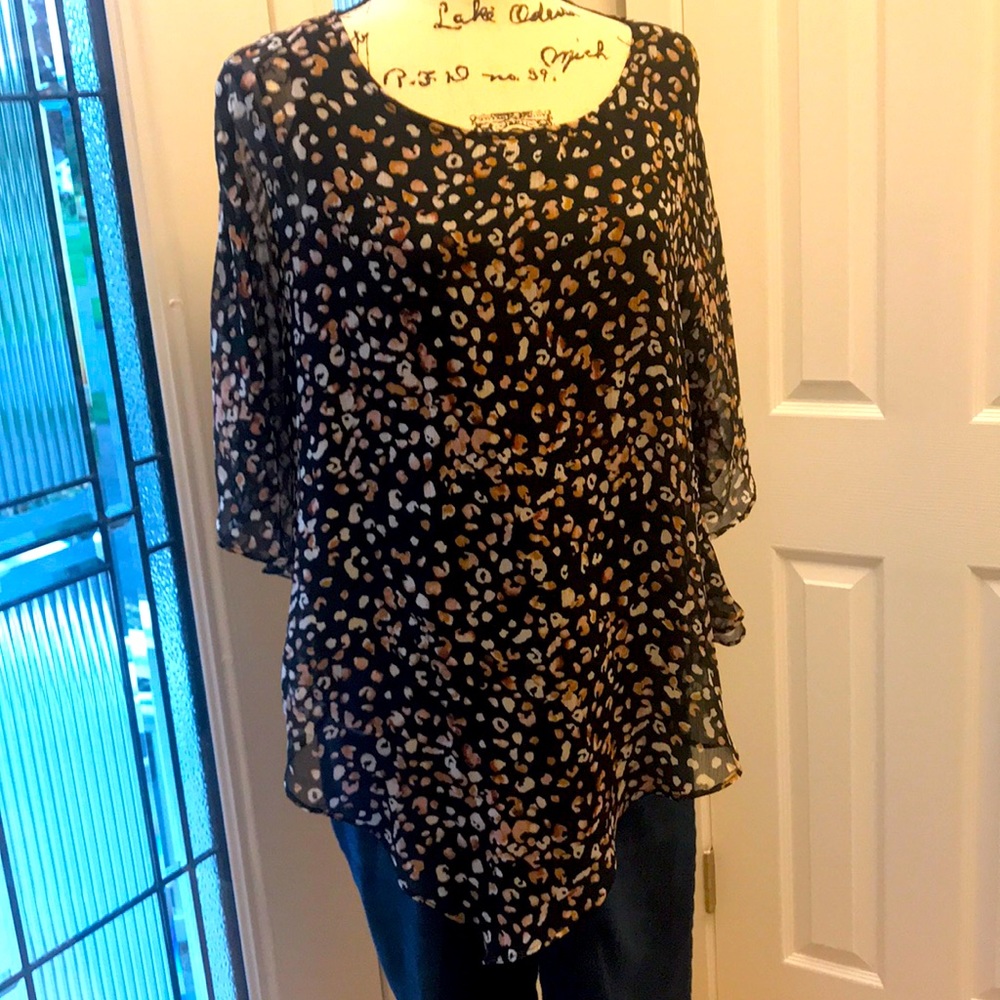 Croft & Barrow drape top